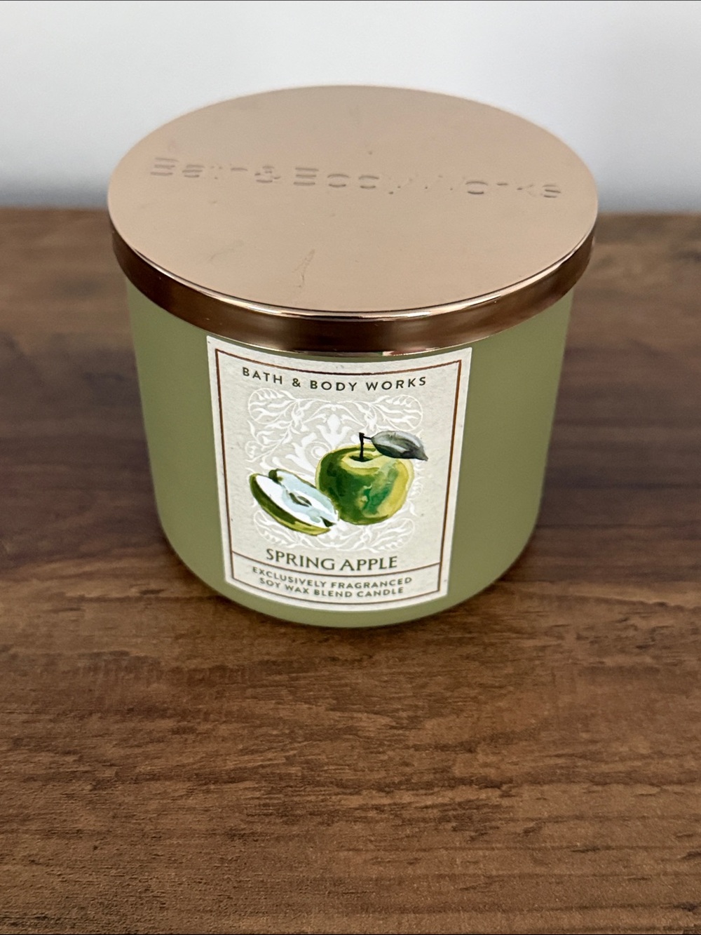 Bath & Body Works Spring Apple 3-Wick Candle